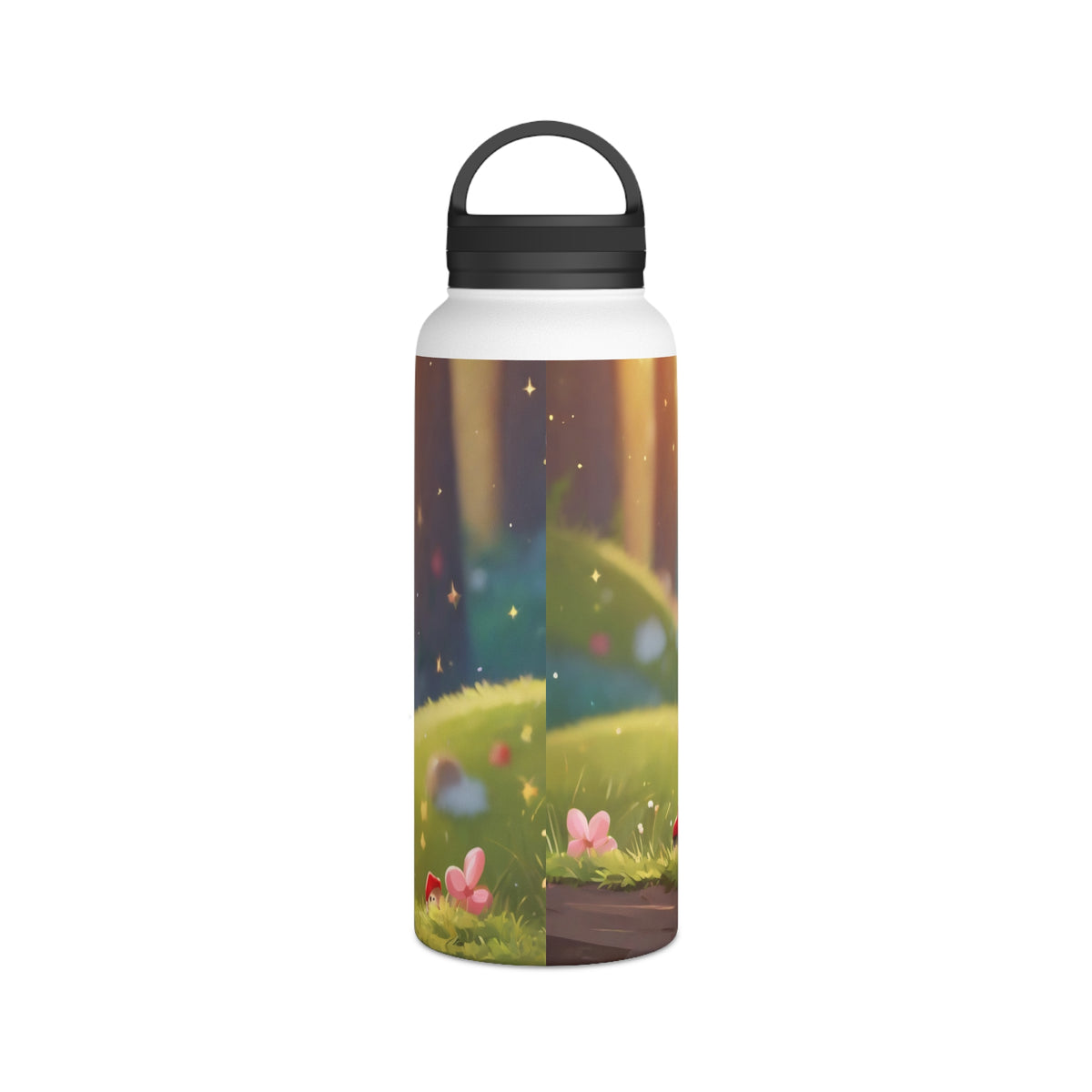 Holiday Hedgehog Christmas Stainless Steel Water Bottle | Cute Woodland Animal Holiday Travel Mug