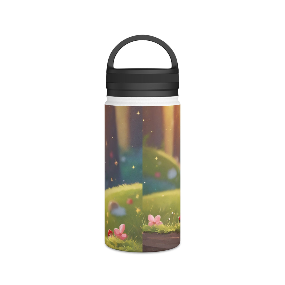Holiday Hedgehog Christmas Stainless Steel Water Bottle | Cute Woodland Animal Holiday Travel Mug